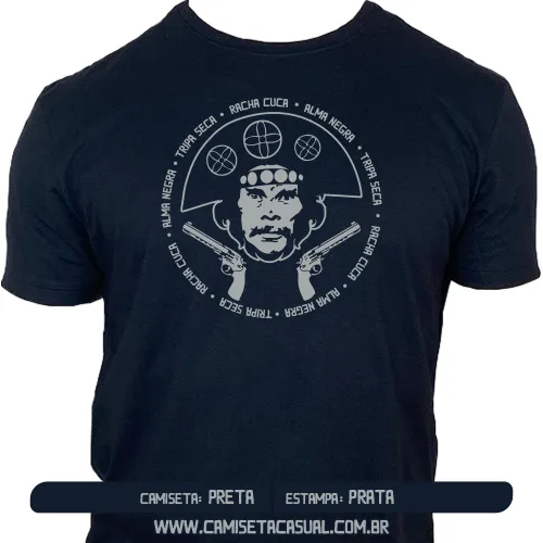 Camiseta Alma Negra - Tripa Seca - Racha Cuca