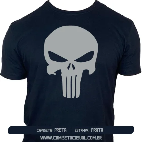 Camiseta Caveira Justiceiro