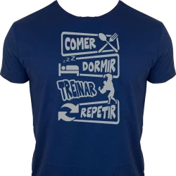 Camiseta Comer Dormir Treinar Repetir