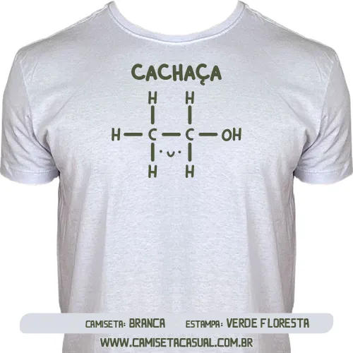 Camiseta Fórmula da Cachaça