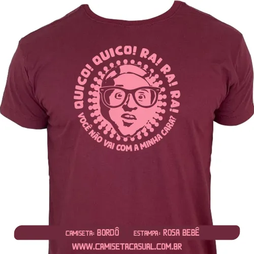 Camiseta Quico - Você Não Vai com a Minha Cara?