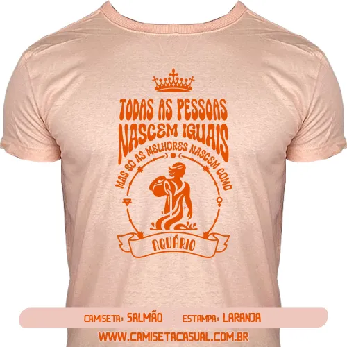 Camiseta Signo Aquário