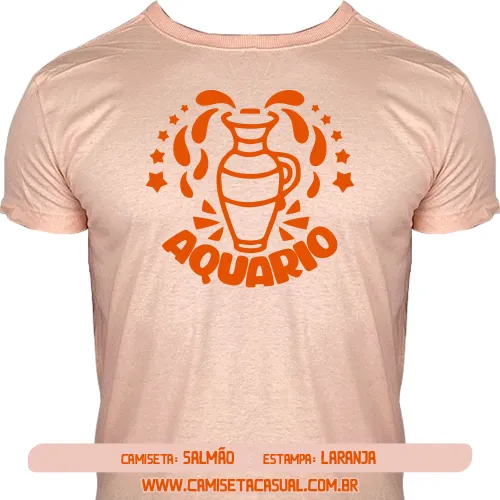 Camiseta Signo Aquário