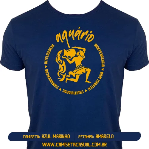 Camiseta Signo Aquário