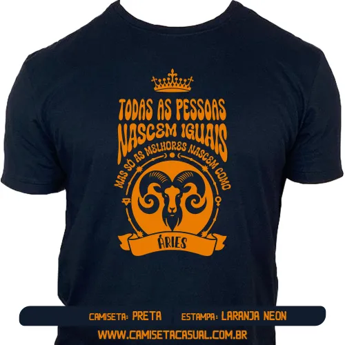 Camiseta Signo Áries
