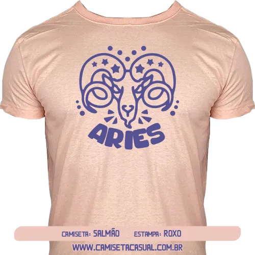 Camiseta Signo Áries