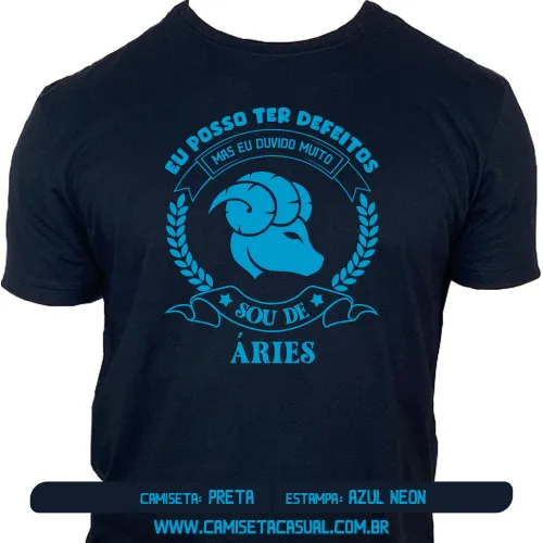 Camiseta Signo Áries