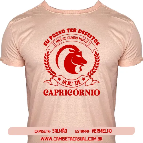 Camiseta Signo Capricórnio