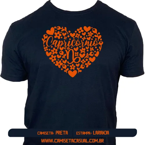 Camiseta Signo Capricórnio