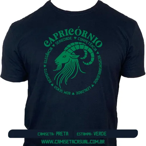Camiseta Signo Capricórnio