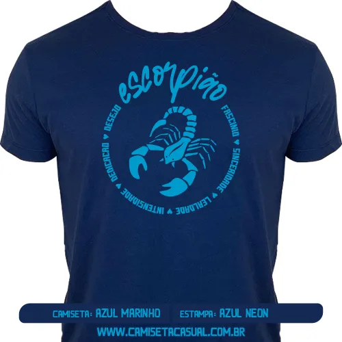 Camiseta Signo Escorpião