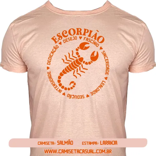 Camiseta Signo Escorpião