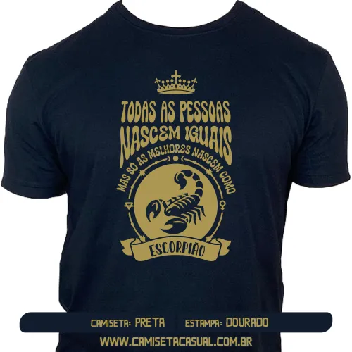 Camiseta Signo Escorpião
