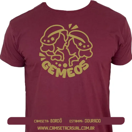 Camiseta Signo Gêmeos