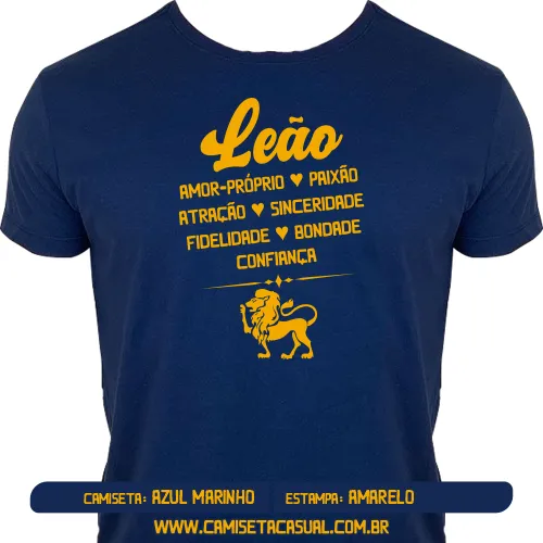 Camiseta Signo Leão