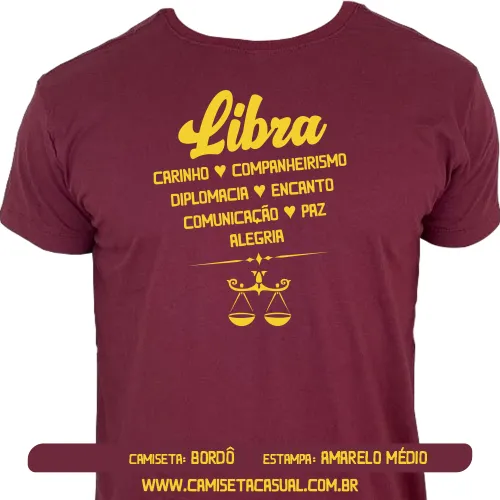 Camiseta Signo Libra