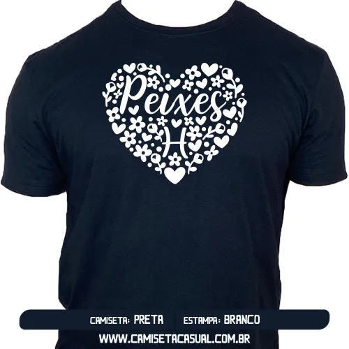 Camiseta Signo Peixes