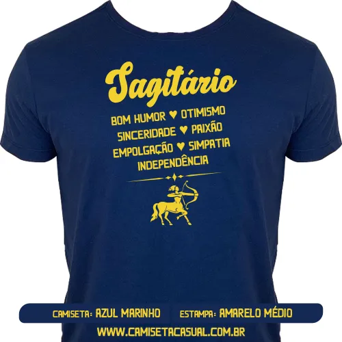 Camiseta Signo Sagitário