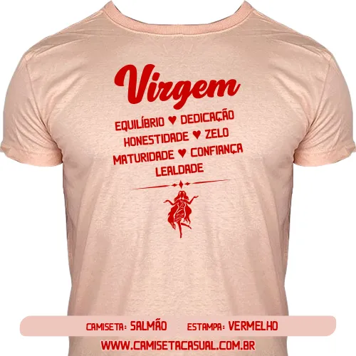 Camiseta Signo Virgem