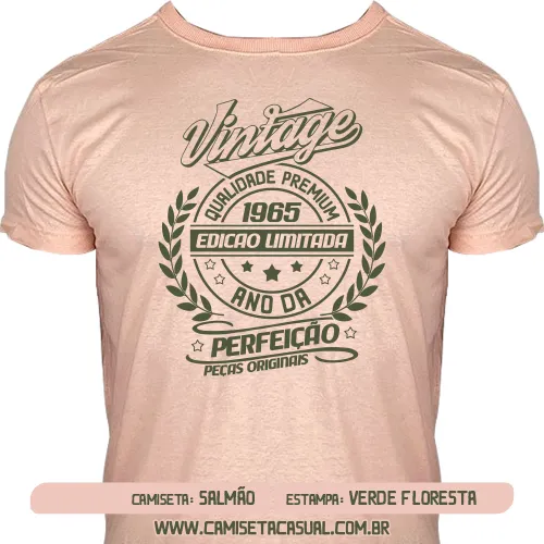 Camiseta Vintage 1965 - Ano da Perfeição