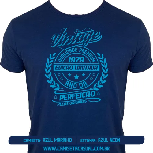 Camiseta Vintage 1979 - Ano da Perfeição