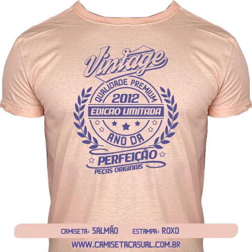 Camiseta Vintage 2012 - Ano da Perfeição