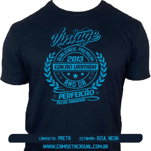 Camiseta Vintage 2013 - Ano da Perfeição