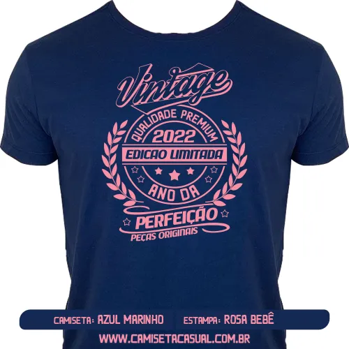 Camiseta Vintage 2022 - Ano da Perfeição